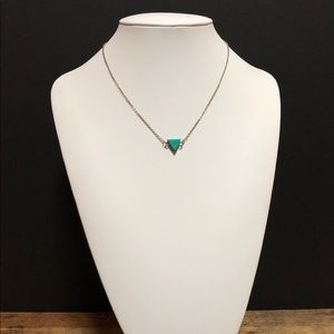 Turquoise Triangle Necklace